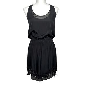 ROBBI & NIKKI Black Sleeveless Embellished dress. Size Small